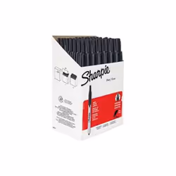 Sharpie Permanent Markers, Black - Pack of 36