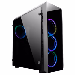 Chieftec Scorpion II, Midi Tower, PC, Black, ATX, micro ATX, Mini-ITX, SPCC, Tempered glass, Gaming