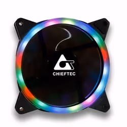 Chieftec AF-12RGB, Fan, 12 cm, 1200 RPM, Black