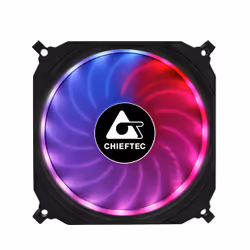 Chieftec CF-3012-RGB computer cooling system Computer case Fan 12 cm Black - Additional view 7