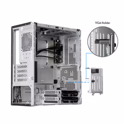 Chieftec Midi Tower BS-20B-OP, Schwarz o.NT Black - Additional view 5
