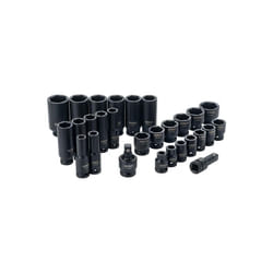 Dewalt-Black & Decker DWMT19244 0.5 in. Drive Combination SAE Impact Socket Set - 28 Piece