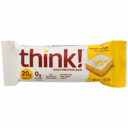 Think !, High Protein Bars, Lemon Delight, 5 Bars, 2.1 oz (60 g) Each