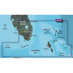 Garmin Southeast Florida, microSD/SD Water map MicroSD/SD