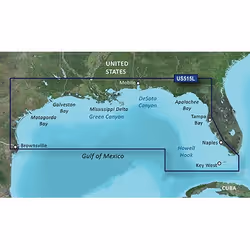 Garmin Brownsville - Key Largo, microSD/SD Water map MicroSD/SD