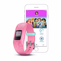 Garmin Vivofit Jr.2, Wristband activity tracker, MIP, Waterproof, Pink