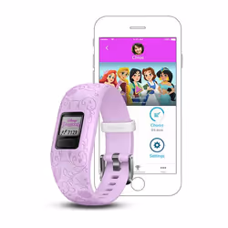 Garmin Vivofit Jr.2, Wristband activity tracker, MIP, Waterproof, Purple
