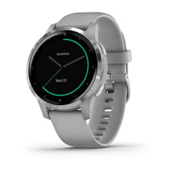 Garmin vívoactive 4s 2.79 cm (1.1") MIP 40 mm Digital 218 x 218 pixels Touchscreen Silver Wi-Fi GPS (satellite)