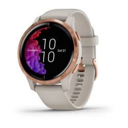 Garmin Venu AMOLED 43 mm Digital 390 x 390 pixels Touchscreen Rose gold Wi-Fi GPS (satellite)