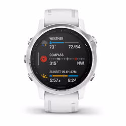 Garmin fēnix 6S 3.05 cm (1.2") 42 mm 240 x 240 pixels Black, White GPS (satellite)