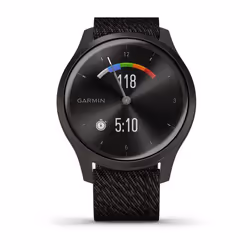 Garmin vívomove Style Smartwatch 42 mm Graphite GPS strap nylon Black - Additional view 7