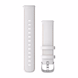 Garmin 010-12932-09, Band, Smartwatch, White, Garmin, Captain Marvel, Rey™, vívoactive® 4S, vívomove® 3S,, Leather, Silver