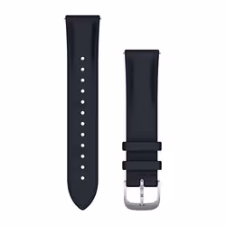 Garmin 010-12924-20, Band, Smartwatch, Navy, Garmin, Leather, Silver