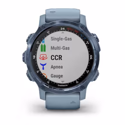 Garmin Descent Mk2S 3.05 cm (1.2") MIP 43 mm Digital 240 x 240 pixels Blue Wi-Fi GPS (satellite)