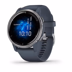 Garmin Venu 2 3.3 cm (1.3") AMOLED 45 mm Digital 416 x 416 pixels Touchscreen Silver Wi-Fi GPS (satellite)