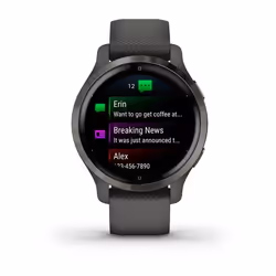 Garmin Venu 2S 2.79 cm (1.1") AMOLED 40 mm Digital 360 x 360 pixels Touchscreen Graphite Wi-Fi GPS (satellite) - Additional view 4