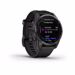 Garmin fenix 7S Solar 3.05 cm (1.2") MIP 42 mm Digital 240 x 240 pixels Touchscreen Grey Wi-Fi GPS (satellite)