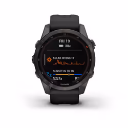 Garmin fēnix 7S 3.05 cm (1.2") MIP 42 mm Digital 240 x 240 pixels Touchscreen Grey Wi-Fi GPS (satellite)