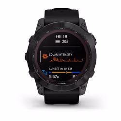 Garmin fēnix 7X 3.56 cm (1.4") MIP 51 mm Digital 280 x 280 pixels Touchscreen Black Wi-Fi GPS (satellite)