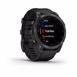 Garmin epix (Gen 2) 3.3 cm (1.3") AMOLED 22 mm Digital 416 x 416 pixels Touchscreen Black Wi-Fi GPS (satellite)
