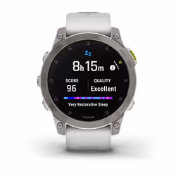 Garmin epix Gen 2 3.3 cm (1.3") AMOLED 45 mm Digital 416 x 416 pixels Touchscreen White Wi-Fi GPS (satellite) - Additional view 6