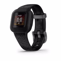 Garmin Vivofit Jr. 3, Wristband activity tracker, 1.4 cm (0.55"), MIP, Waterproof, Black