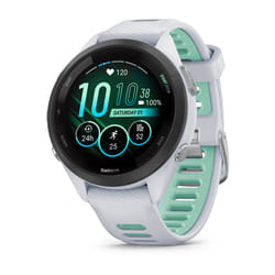 Garmin Forerunner 265S 2.79 cm (1.1") AMOLED 42 mm Digital 360 x 360 pixels Touchscreen Black, White Wi-Fi GPS (satellite)