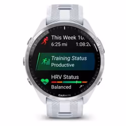 Garmin Forerunner 965 3.56 cm (1.4") AMOLED 47 mm Digital 454 x 454 pixels Touchscreen White Wi-Fi GPS (satellite)