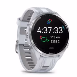 Garmin Forerunner 965 3.56 cm (1.4") AMOLED 47 mm Digital 454 x 454 pixels Touchscreen White Wi-Fi GPS (satellite)