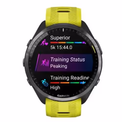 Garmin Forerunner 965 3.56 cm (1.4") AMOLED 47 mm Digital 454 x 454 pixels Touchscreen Yellow Wi-Fi GPS (satellite)