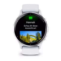 Garmin Venu 3 3.56 cm (1.4") AMOLED 45 mm Digital 454 x 454 pixels Touchscreen Silver, White Wi-Fi GPS (satellite) - Additional view 4