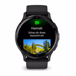 Garmin Venu 3 3.56 cm (1.4") AMOLED 45 mm Digital 454 x 454 pixels Touchscreen Black Wi-Fi GPS (satellite) - Additional view 4