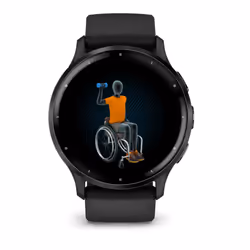 Garmin Venu 3 3.56 cm (1.4") AMOLED 45 mm Digital 454 x 454 pixels Touchscreen Black Wi-Fi GPS (satellite) - Additional view 6