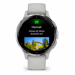 Garmin Venu 3S 3.05 cm (1.2") AMOLED 41 mm Digital 390 x 390 pixels Touchscreen Grey, Silver Wi-Fi GPS (satellite) - Additional view 4