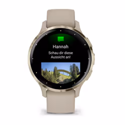 Garmin Venu 3S 3.05 cm (1.2") AMOLED 41 mm Digital 390 x 390 pixels Touchscreen Gold, Grey Wi-Fi GPS (satellite) - Additional view 4