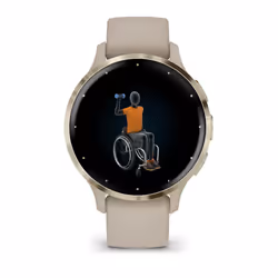 Garmin Venu 3S 3.05 cm (1.2") AMOLED 41 mm Digital 390 x 390 pixels Touchscreen Gold, Grey Wi-Fi GPS (satellite) - Additional view 6