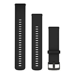Garmin Quick Release Band - Black Silicone  22 mm