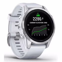 Garmin epix Pro (Gen 2) 3.05 cm (1.2") AMOLED 42 mm Digital 390 x 390 pixels Touchscreen Silver Wi-Fi GPS (satellite)