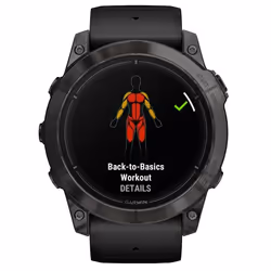 Garmin epix Pro (Gen 2) 3.56 cm (1.4") AMOLED 51 mm Digital 454 x 454 pixels Touchscreen Black, Grey Wi-Fi GPS (satellite) - Additional view 4