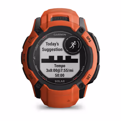 Garmin Instinct 2X Solar 2.79 cm (1.1") MIP 50 mm Digital 176 x 176 pixels Touchscreen Red GPS (satellite) - Additional view 6