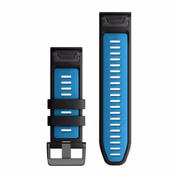 Garmin 010-13281-05 Smart Wearable Accessories Band Black, Blue Silicone