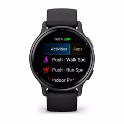 Garmin Vivoactive 5 3.05 cm (1.2") AMOLED Digital 390 x 390 pixels Touchscreen Black Wi-Fi GPS (satellite) - Additional view 6