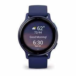 Garmin Vivoactive 5 3.05 cm (1.2") AMOLED Digital 390 x 390 pixels Touchscreen Blue Wi-Fi GPS (satellite) - Additional view 4