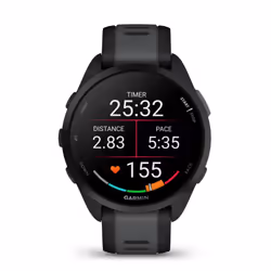 Garmin Forerunner 165 3.05 cm (1.2") AMOLED Digital 390 x 390 pixels Touchscreen Black GPS (satellite)