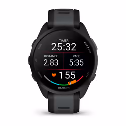 Garmin Forerunner 165 Music 3.05 cm (1.2") AMOLED Digital 390 x 390 pixels Touchscreen Black GPS (satellite)