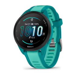 Garmin Forerunner 165 Music 3.05 cm (1.2") AMOLED Digital 390 x 390 pixels Touchscreen Turquoise GPS (satellite)