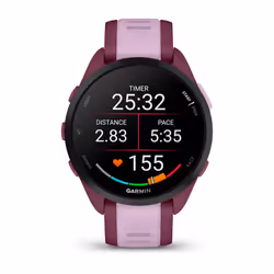 Garmin Forerunner 165 Music 3.05 cm (1.2") AMOLED Digital 390 x 390 pixels Touchscreen Purple GPS (satellite)