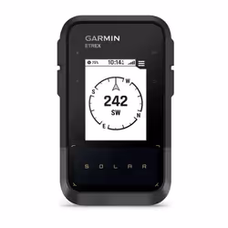 Garmin eTrex Solar, 5.49 cm (2.16"), 240 x 320 pixels, 33 x 44 mm, 28 MB, Handheld, Black, Grey