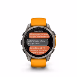 Garmin fenix 8 3.56 cm (1.4") AMOLED 47 mm Digital 454 x 454 pixels Touchscreen Graphite Wi-Fi GPS (satellite) - Additional view 3
