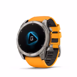 Garmin Fenix 8 3.56 cm (1.4") AMOLED 51 mm Digital 454 x 454 pixels Touchscreen Titanium Wi-Fi GPS (satellite) - Additional view 5
